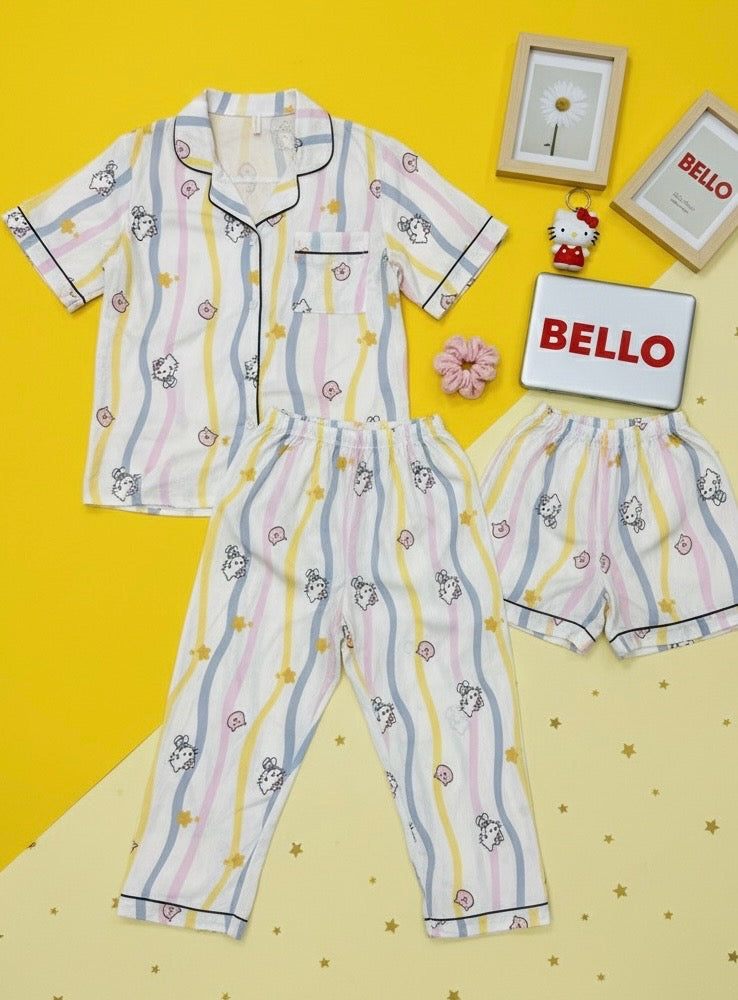 HELLO KITTY-B  3-PIECE SET